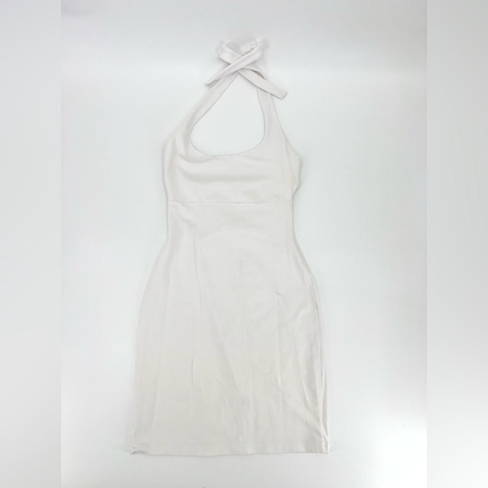 Susana Monaco White Backless Halter Dress Size XS - Picture 11 of 14
